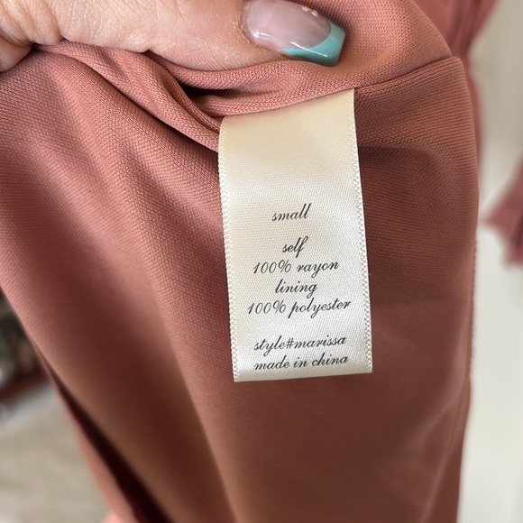 Brand New Altar’d State Salmon Marissa Romper Jumpsuit Embroidered Floral Boho - Picture 14 of 16